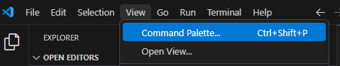 Command Palette